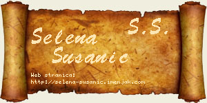 Selena Susanić vizit kartica